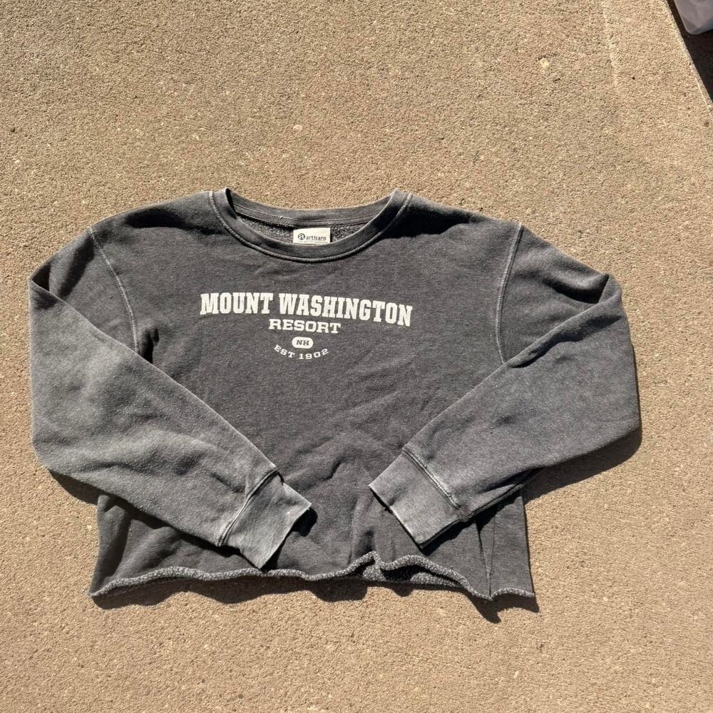 Unbranded Women's Grey and Black Sweatshirt